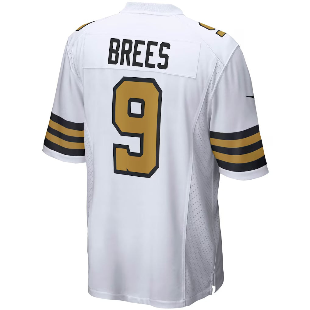 Cooneas NO.Saints #9 Drew Brees White Alternate Game Stitched Jerseys