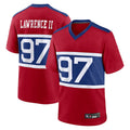 Cooneas NY.Giants Secondary Throwback Alternate Jerseys - Red - #97 Dexter Lawrence II Player