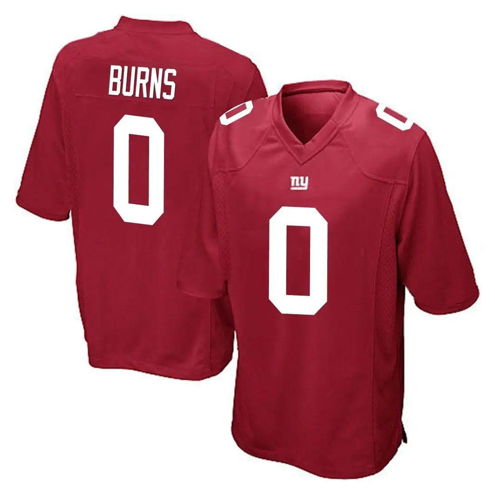 Cooneas NY.Giants #0 Brian Burns Player Red Home Game Stitched Jerseys