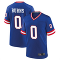 Cooneas NY.Giants #0 Brian Burns Royal Classic Game Player Jersey American Stitched Jerseys