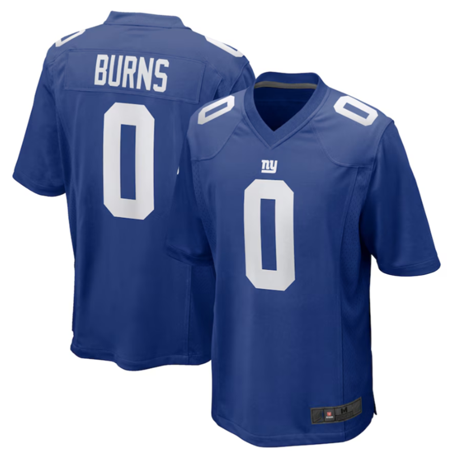 Cooneas NY.Giants #0 Brian Burns Royal Game Player Jersey Stitched American Stitched Jerseys