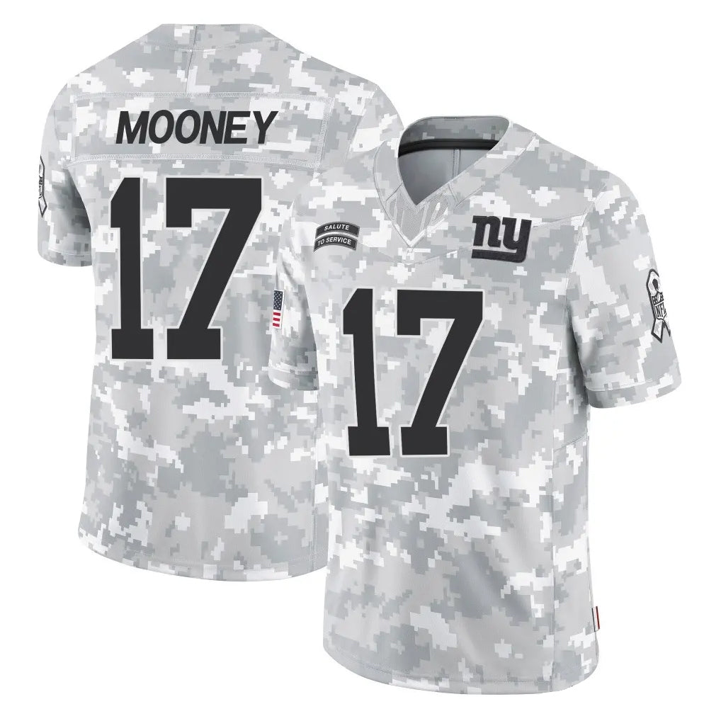 Cooneas NY.Giants #17 Darnell Mooney Player Arctic Camo Salute To Service Limited Game Stitched Jerseys