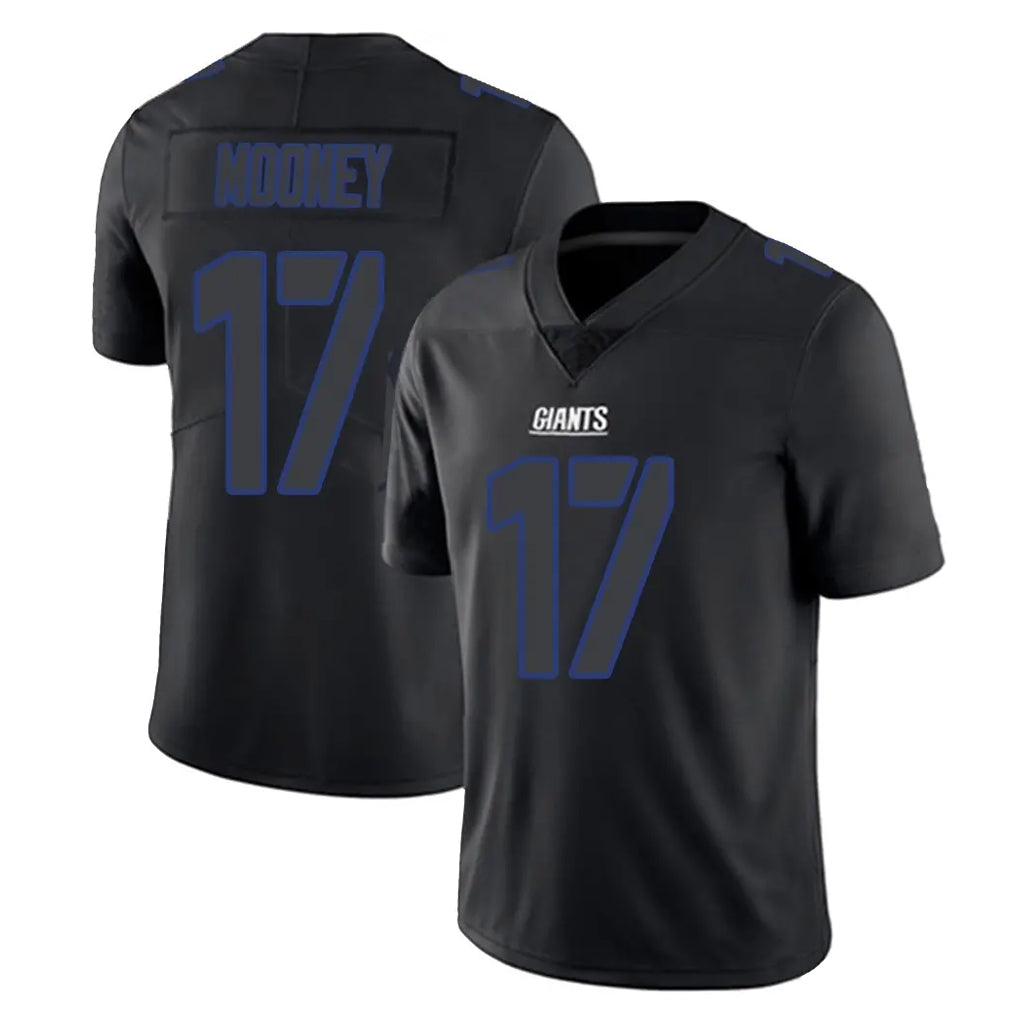 Cooneas NY.Giants #17 Darnell Mooney Player Black Impact Limited Home Game Stitched Jerseys