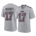 Cooneas NY.Giants #17 Darnell Mooney Player Gray Atmosphere Fashion Limited Game Stitched Jerseys
