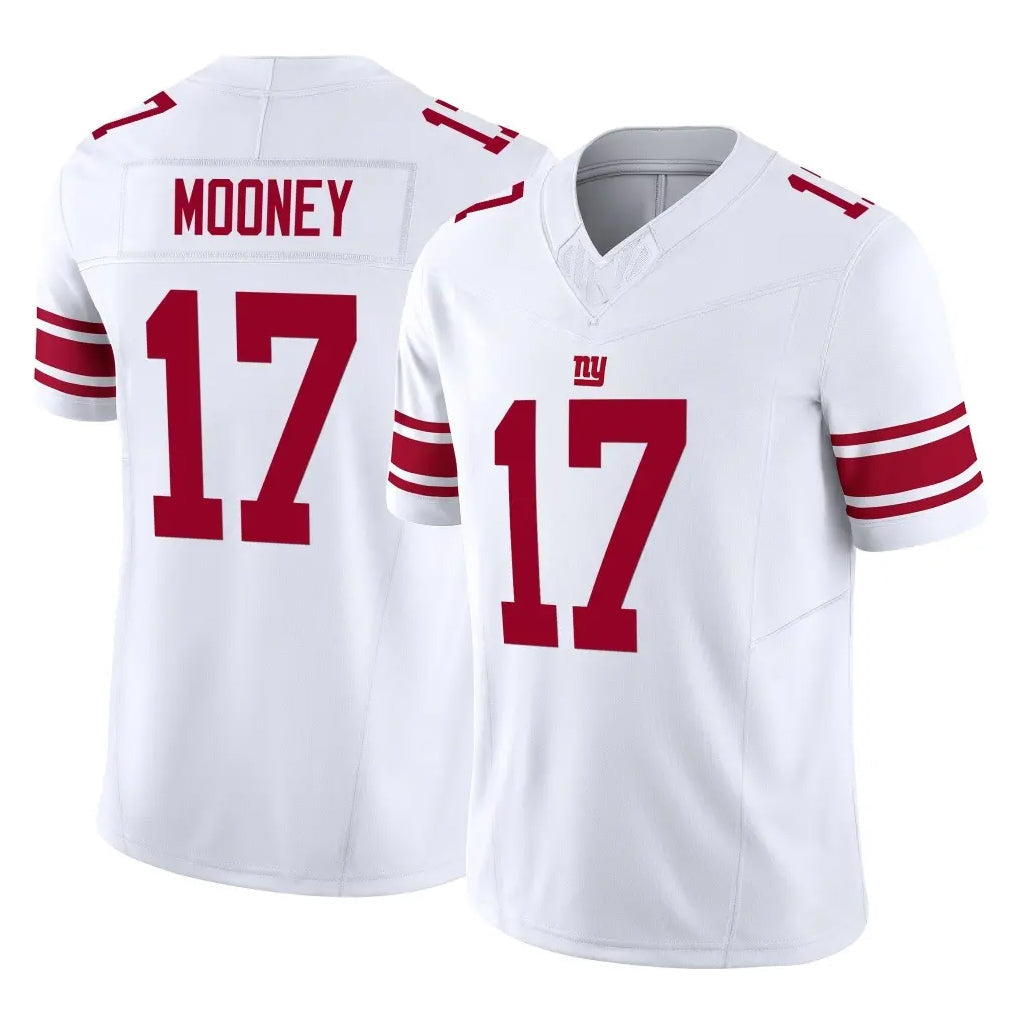 Cooneas NY.Giants #17 Darnell Mooney Player White Limited Vapor F.U.S.E. Home Game Stitched Jerseys