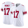Cooneas NY.Giants #17 Darnell Mooney Player White Limited Vapor F.U.S.E. Home Game Stitched Jerseys