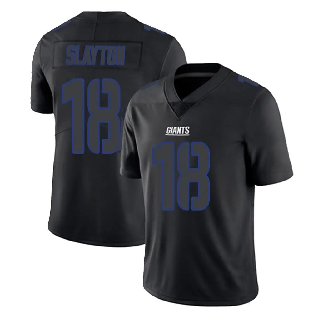 Cooneas NY.Giants #18 Darius Slayton Player Black Impact Limited Home Game Stitched Jerseys