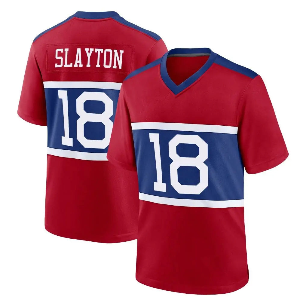 Cooneas NY.Giants #18 Darius Slayton Player Red Century Home Game Stitched Jerseys