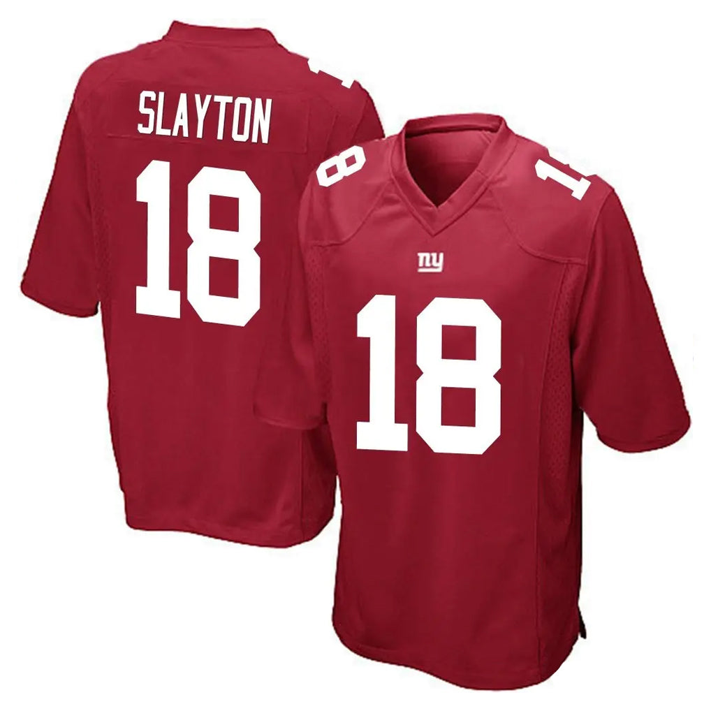 Cooneas NY.Giants #18 Darius Slayton Player Red Home Game Stitched Jerseys