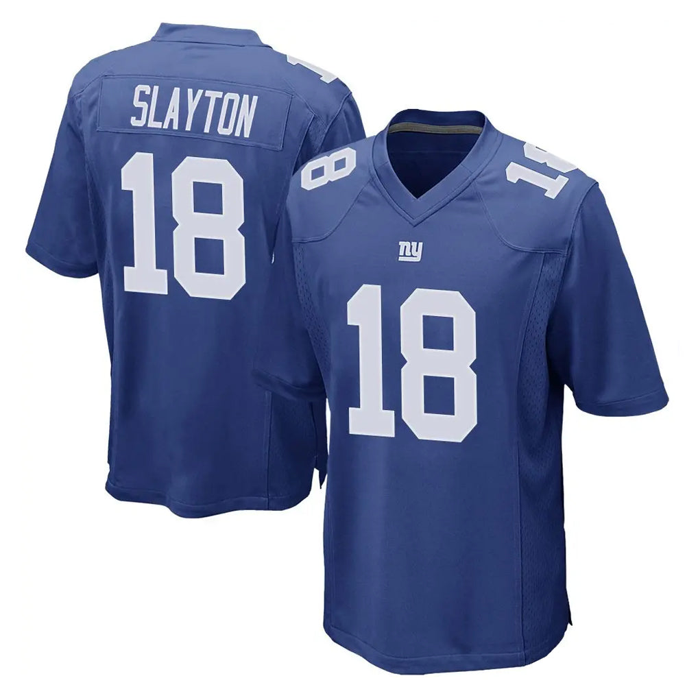 Cooneas NY.Giants #18 Darius Slayton Player Royal Home Game Stitched Jerseys