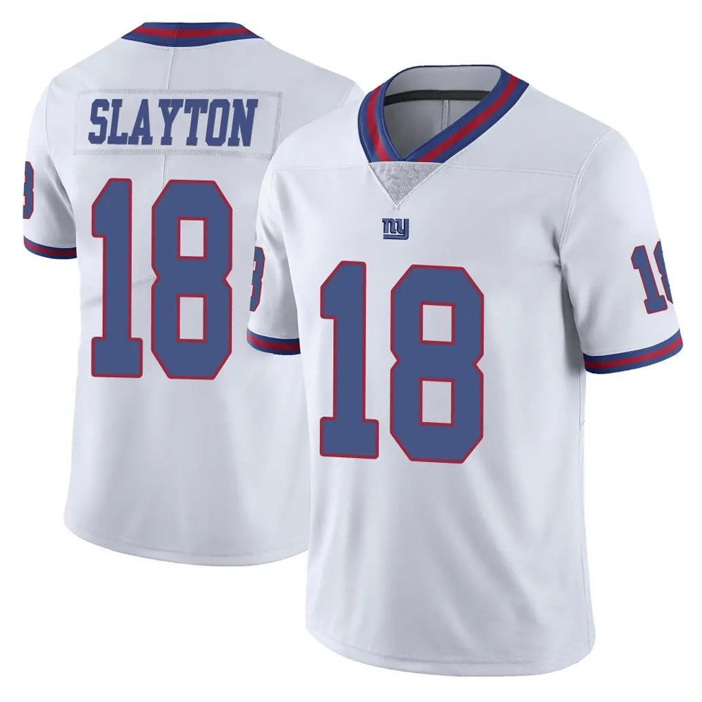 Cooneas NY.Giants #18 Darius Slayton Player White Color Rush Home Game Stitched Jerseys