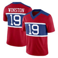 Cooneas NY.Giants #19 Jameis Winston Player Red Century Vapor F.U.S.E. Home Game Stitched Jerseys