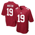 Cooneas NY.Giants #19 Jameis Winston Player Red Home Game Stitched Jerseys