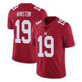 Cooneas NY.Giants #19 Jameis Winston Player Red Limited Vapor Untouchable Home Game Stitched Jerseys