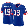 Cooneas NY.Giants #19 Jameis Winston Player Royal Classic Home Game Stitched Jerseys