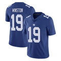 Cooneas NY.Giants #19 Jameis Winston Player Royal Limited Vapor Untouchable Home Game Stitched Jerseys
