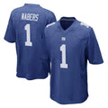 Cooneas NY.Giants #1 Malik Nabers Player Royal Home Game Stitched Jerseys