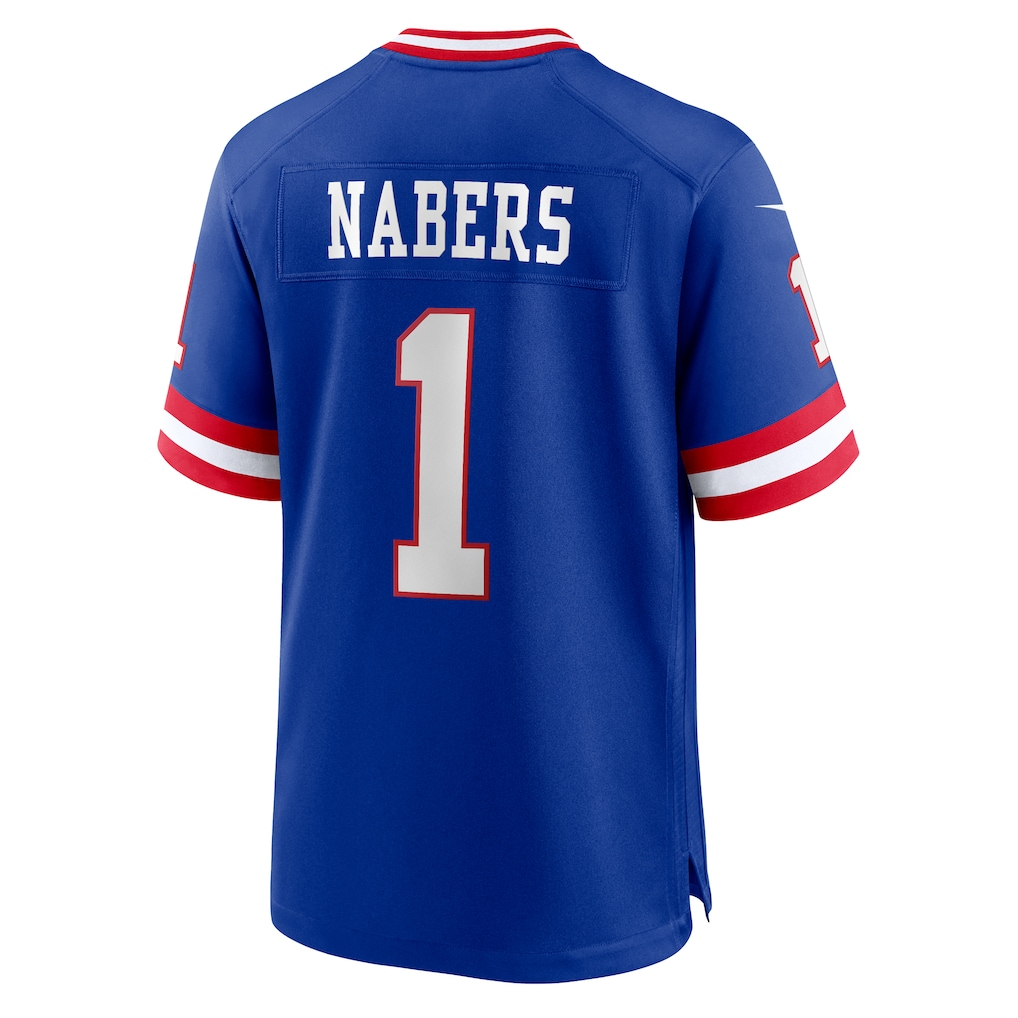 Cooneas NY.Giants #1 Malik Nabers Royal Game Player Stitched Jerseys
