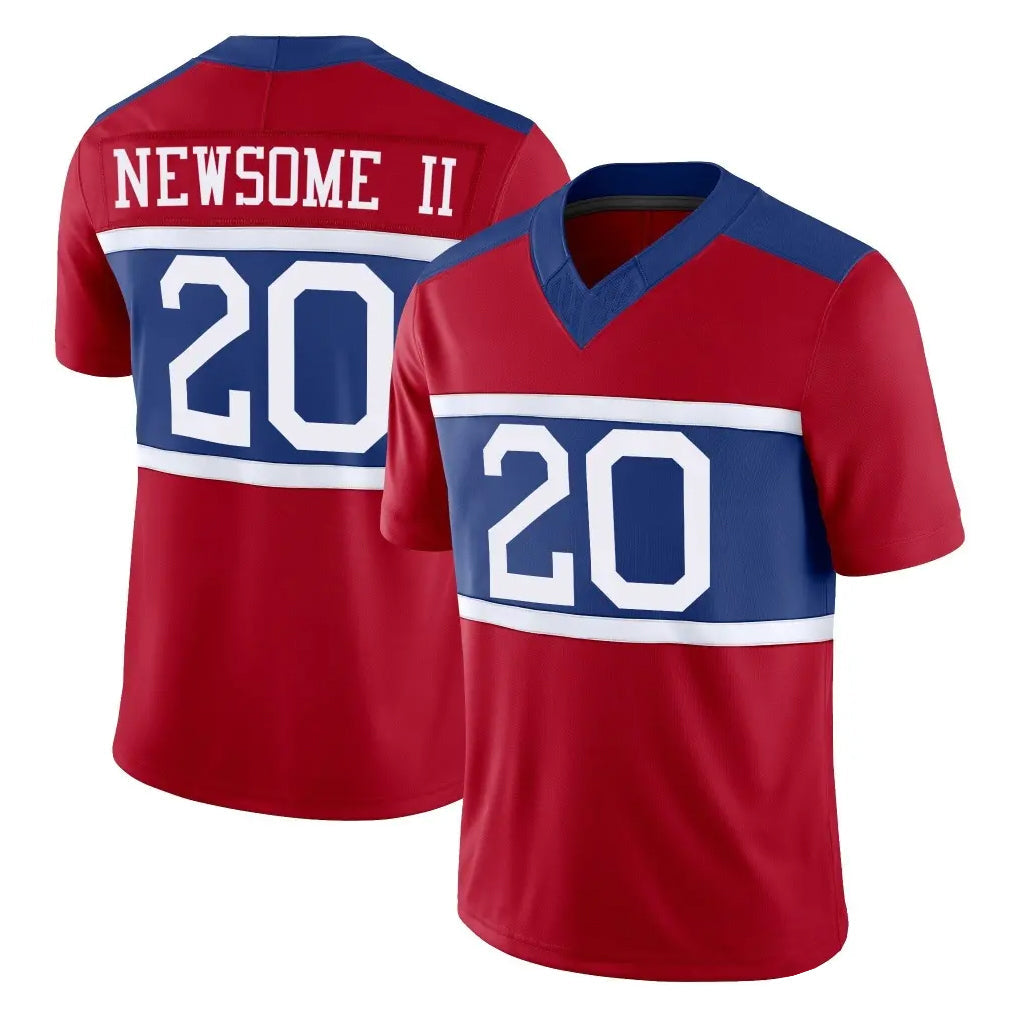 Cooneas NY.Giants #20 Greg Newsome II Player Red Century Vapor F.U.S.E. Home Game Stitched Jerseys