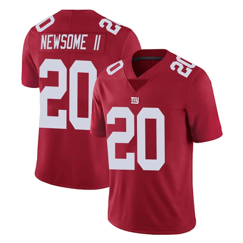 Cooneas NY.Giants #20 Greg Newsome II Player Red Limited Vapor Untouchable Home Game Stitched Jerseys
