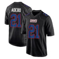 Cooneas NY.Giants #21 Paulson Adebo Player Carbon Fashion Limited Home Game Stitched Jerseys