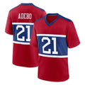 Cooneas NY.Giants #21 Paulson Adebo Player Red Century Home Game Stitched Jerseys