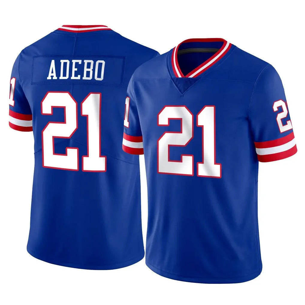 Cooneas NY.Giants #21 Paulson Adebo Player Royal Classic Vapor Home Game Stitched Jerseys