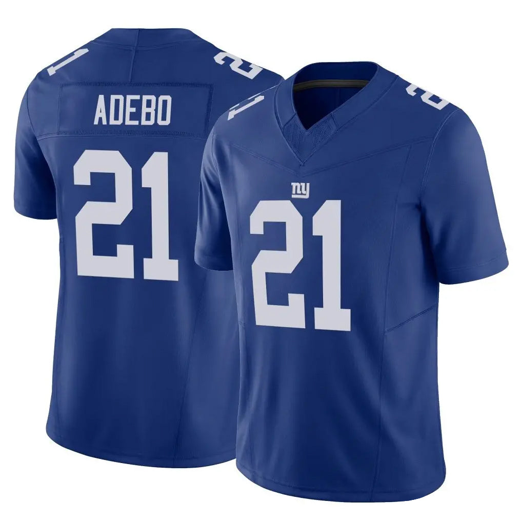 Cooneas NY.Giants #21 Paulson Adebo Player Royal Limited Vapor F.U.S.E. Home Game Stitched Jerseys