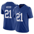 Cooneas NY.Giants #21 Paulson Adebo Player Royal Limited Vapor F.U.S.E. Home Game Stitched Jerseys