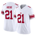 Cooneas NY.Giants #21 Paulson Adebo Player White Limited Vapor F.U.S.E. Home Game Stitched Jerseys