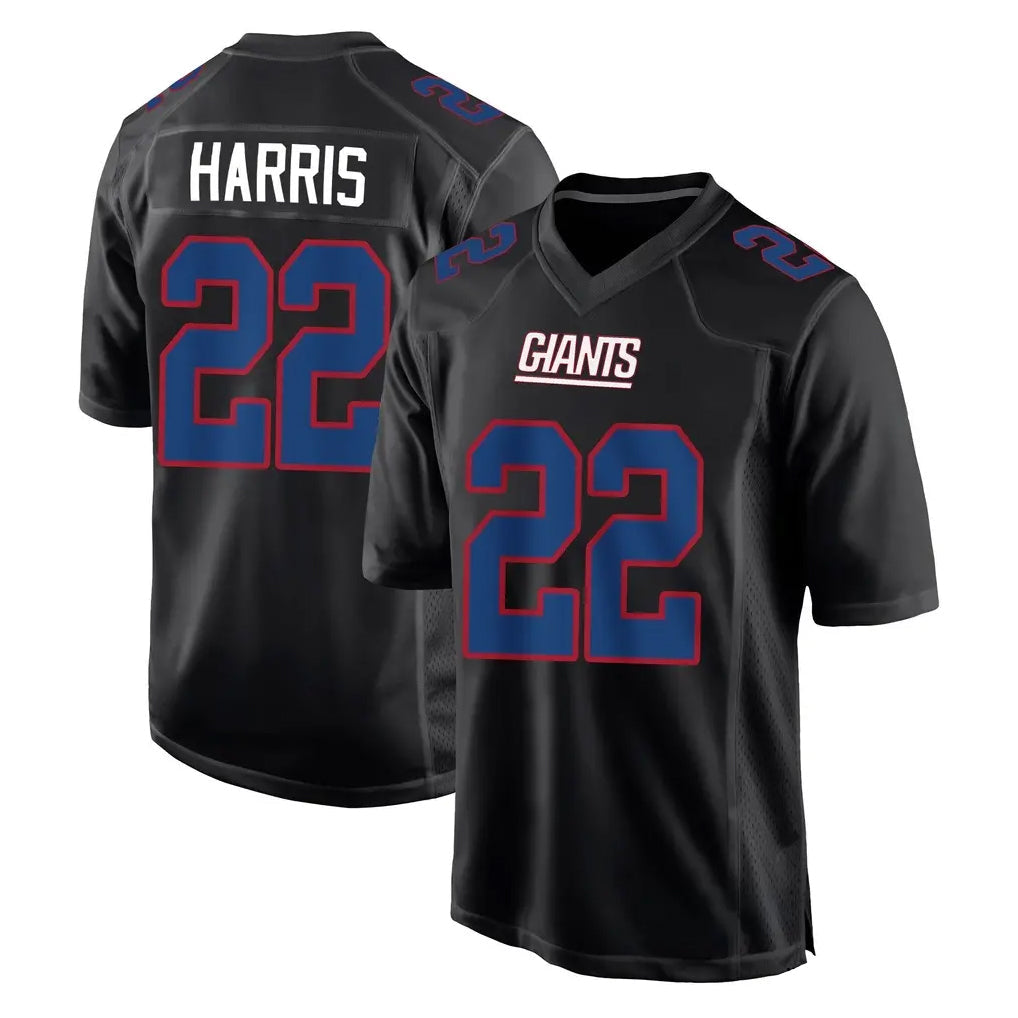 Cooneas NY.Giants #22 Najee Harris Player Carbon Fashion Limited Home Game Stitched Jerseys