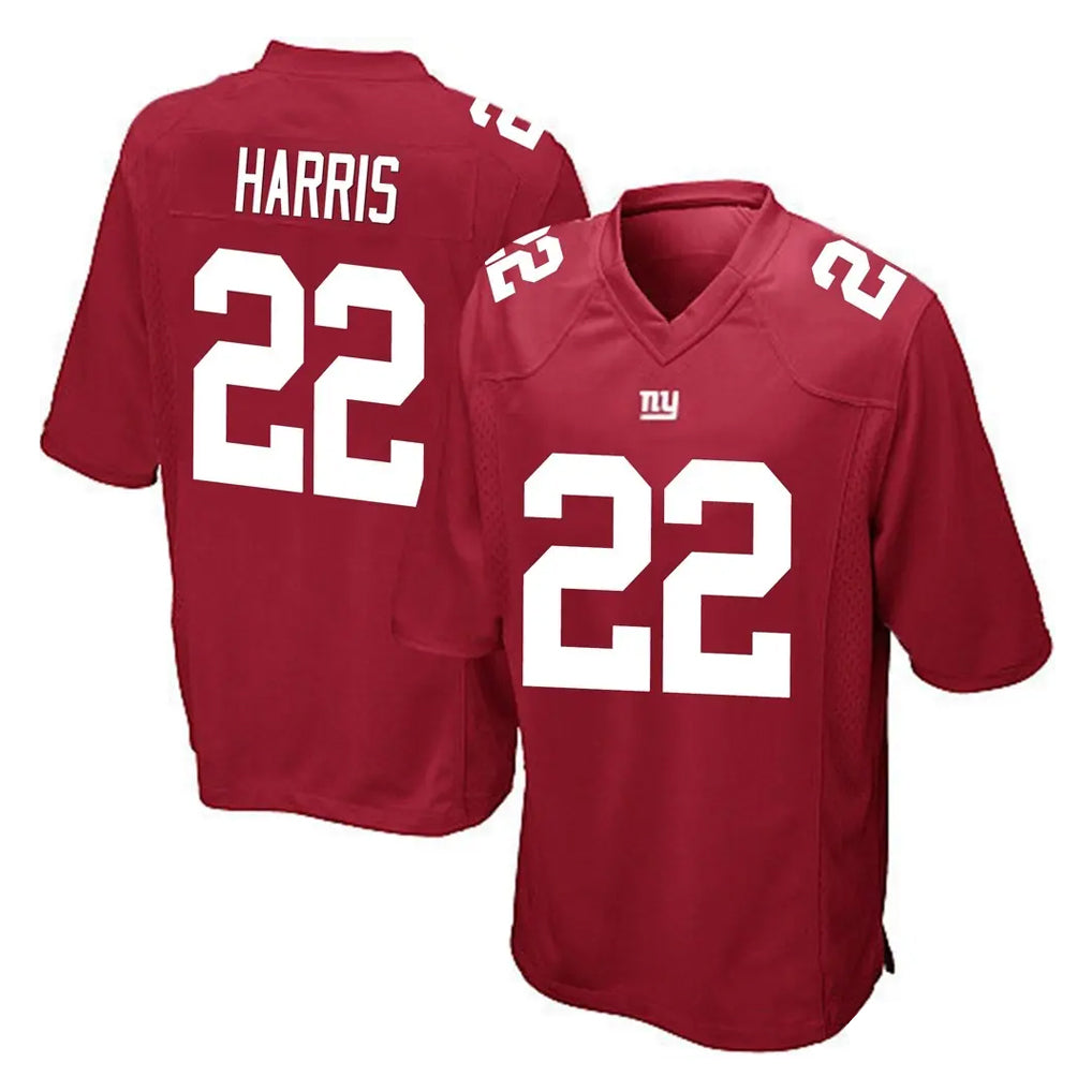 Cooneas NY.Giants #22 Najee Harris Player Red Home Game Stitched Jerseys