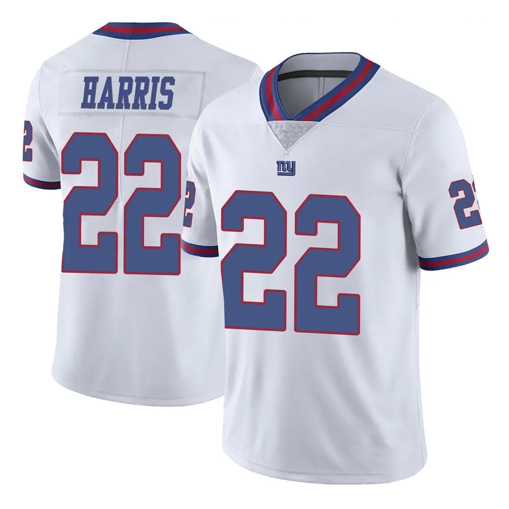Cooneas NY.Giants #22 Najee Harris Player White Color Rush Home Game Stitched Jerseys