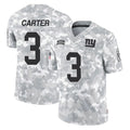 Cooneas NY.Giants #3 Abdul Carter Player Arctic Camo Salute To Service Limited Game Stitched Jerseys