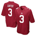 Cooneas NY.Giants #3 Abdul Carter Player Red Home Game Stitched Jerseys