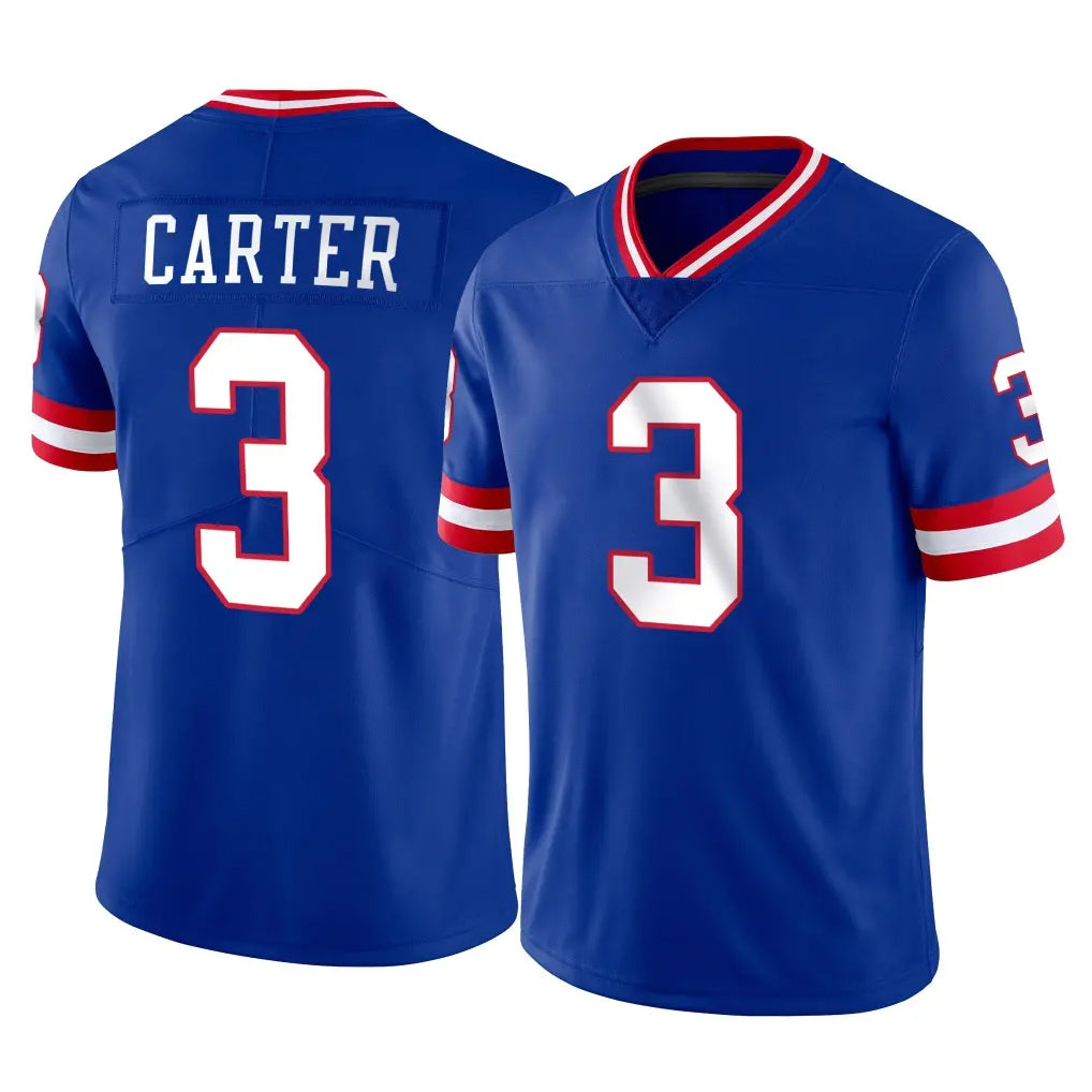 Cooneas NY.Giants #3 Abdul Carter Player Royal Classic Vapor Home Game Stitched Jerseys