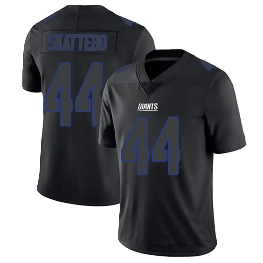 Cooneas NY.Giants #44 Cam Skattebo Player Limited Black Impact Stitched Jerseys