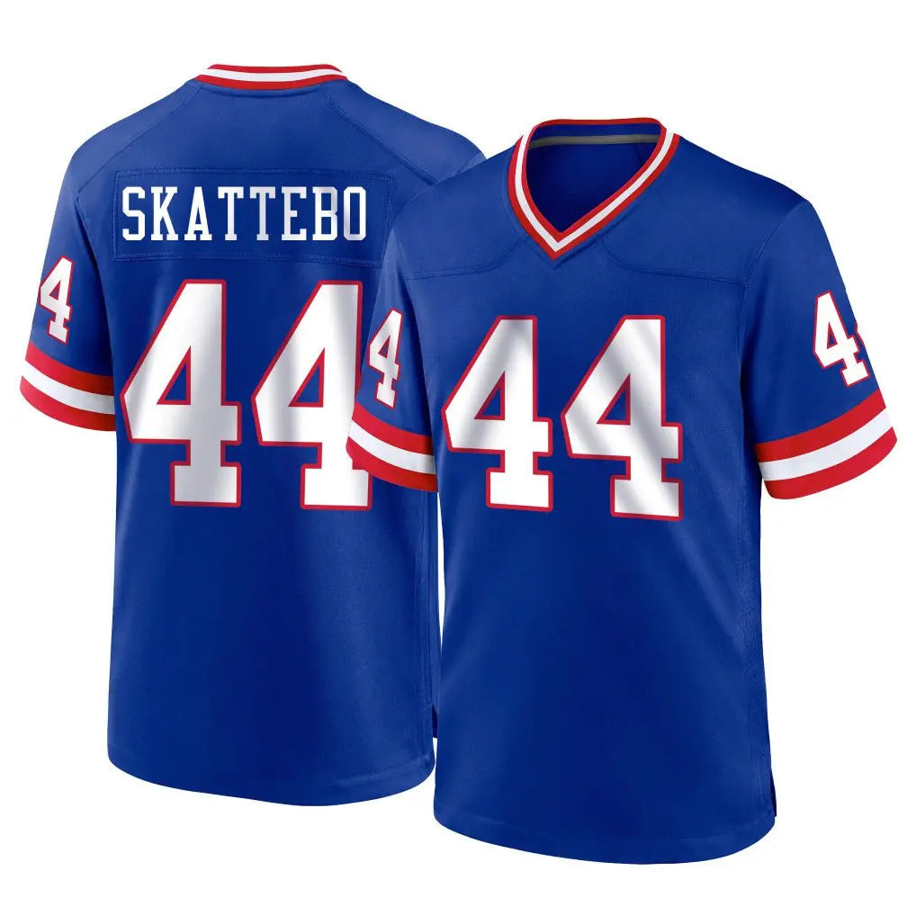 Cooneas NY.Giants #44 Cam Skattebo Player Royal Classic Home Game Stitched Jerseys