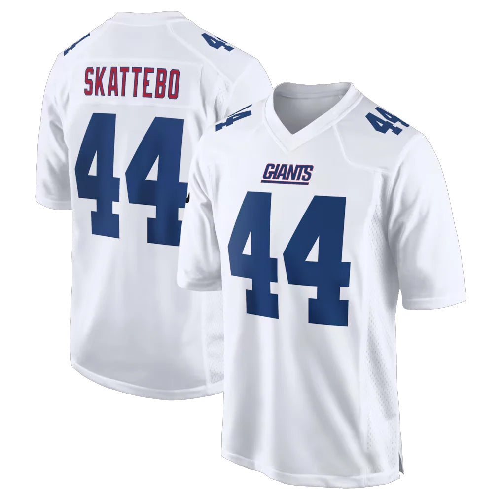 Cooneas NY.Giants #44 Cam Skattebo Player White Fashion Limited Home Game Stitched Jerseys