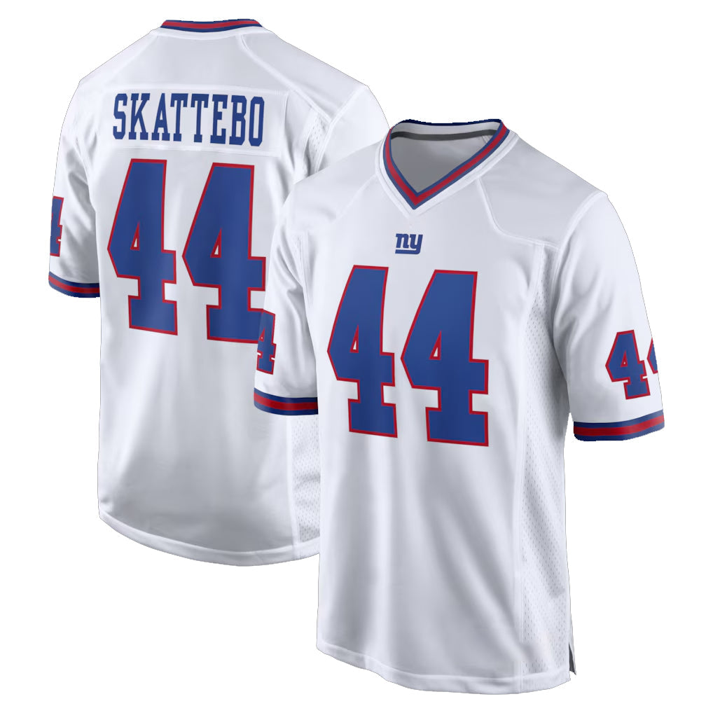 Cooneas NY.Giants #44 Cam Skattebo Player White Game Home Stitched Jerseys