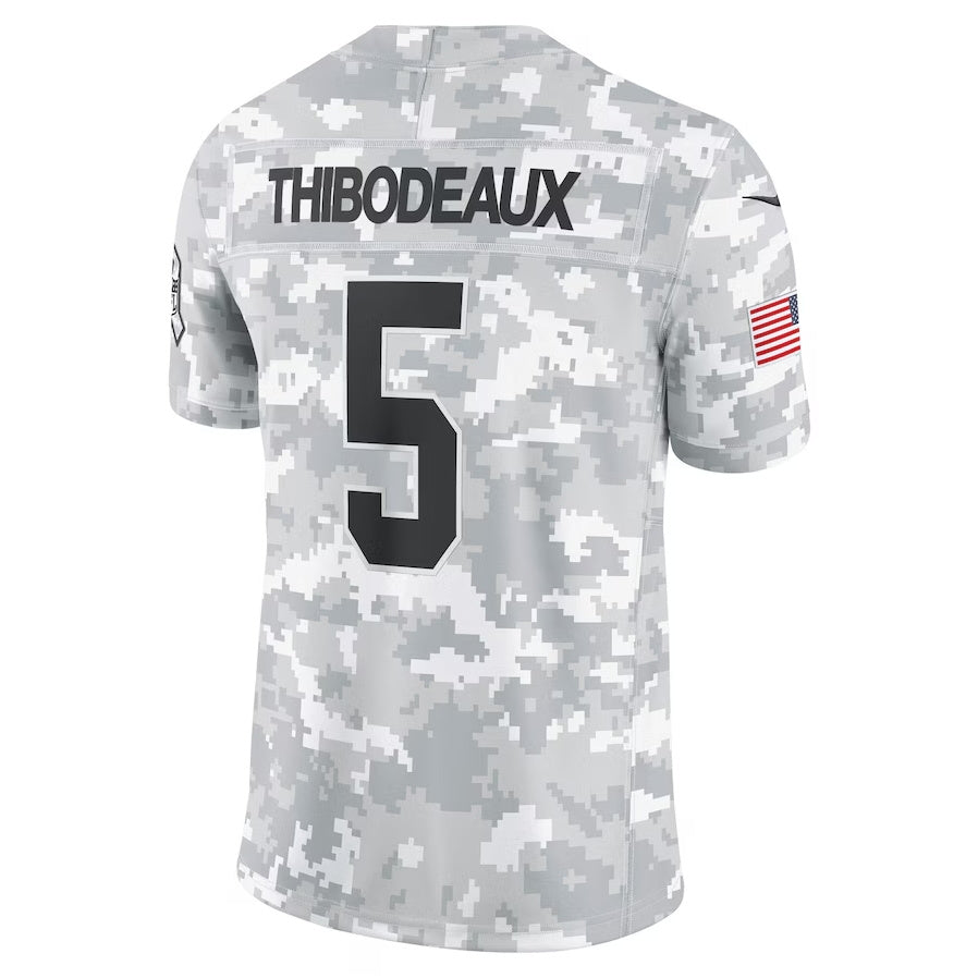 Cooneas NY.Giants #5 Kayvon Thibodeaux Arctic Camo 2024 Salute to Service Stitched Jerseys