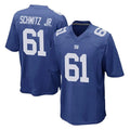 Cooneas NY.Giants #61 John Michael Schmitz Jr. Player Royal Home Game Stitched Jerseys