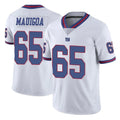 Cooneas NY.Giants #65 Francis Mauigoa Player White Color Rush Home Game Stitched Jerseys