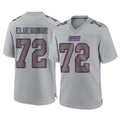 Cooneas NY.Giants #72 Jermaine Eluemunor Player Gray Atmosphere Fashion Limited Game Stitched Jerseys
