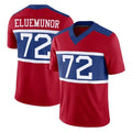 Cooneas NY.Giants #72 Jermaine Eluemunor Player Red Century Vapor F.U.S.E. Home Game Stitched Jerseys