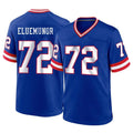 Cooneas NY.Giants #72 Jermaine Eluemunor Player Royal Classic Home Game Stitched Jerseys