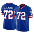 Cooneas NY.Giants #72 Jermaine Eluemunor Player Royal Classic Vapor Home Game Stitched Jerseys