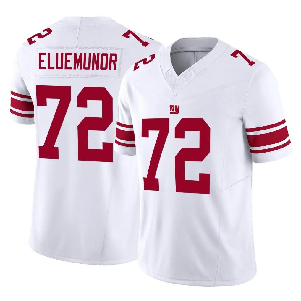 Cooneas NY.Giants #72 Jermaine Eluemunor Player White Limited Vapor F.U.S.E. Home Game Stitched Jerseys