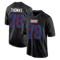 Cooneas NY.Giants #78 Andrew Thomas Player Carbon Fashion Limited Home Game Stitched Jerseys