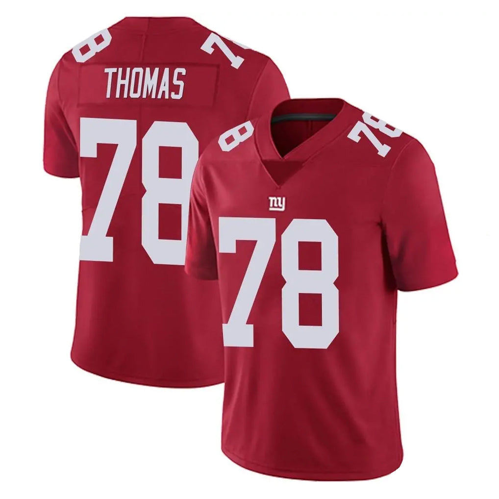 Cooneas NY.Giants #78 Andrew Thomas Player Red Limited Vapor Untouchable Home Game Stitched Jerseys